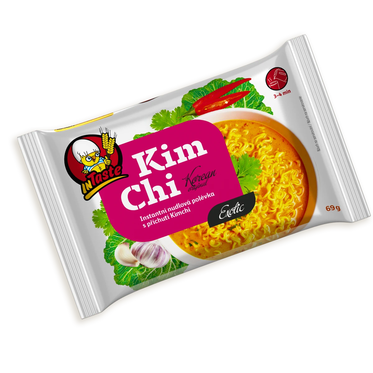 Instantní nudlová polévka Kimchi s příchutí Kimchi