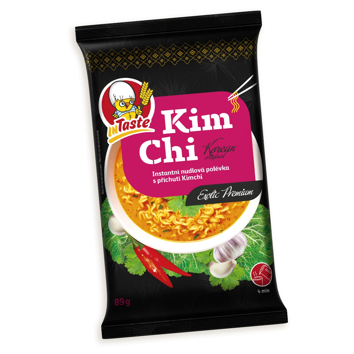 Instantní nudlová polévka Kimchi s příchutí Kimchi