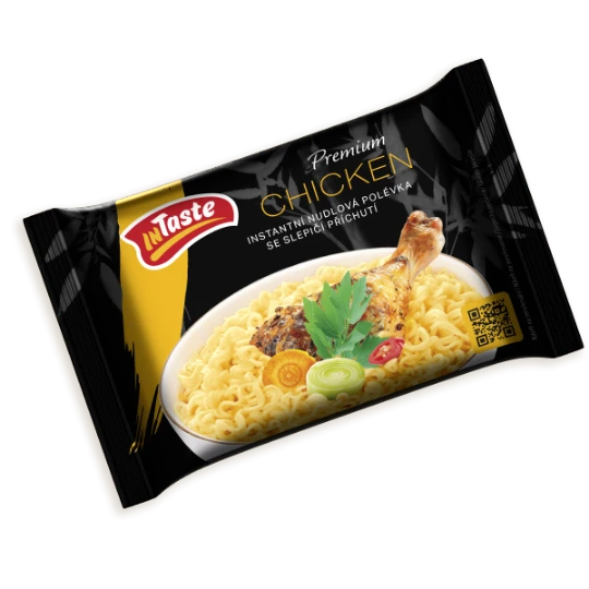 Instantní nudlová polévka Premium Chicken se slepičí příchutí