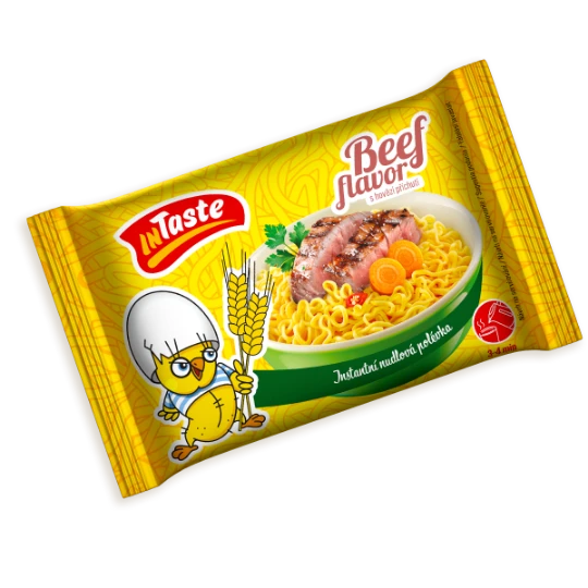 Instantní nudlová polévka Beef Flavour s hovězí příchutí