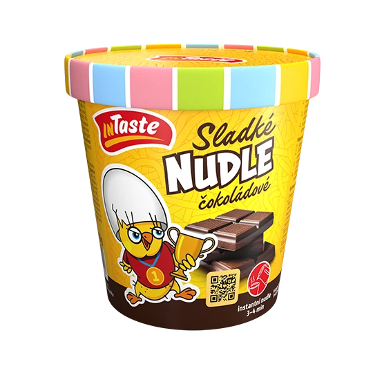 Instantní sladké nudle Čokoládové 