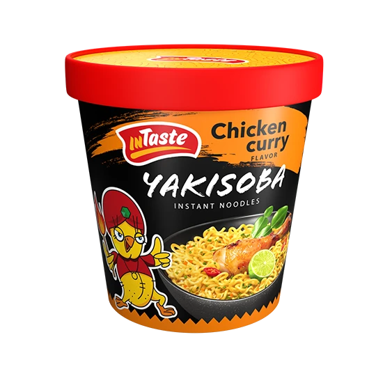 Instantní nudle Chicken Curry Flavour s kuřecí příchutí a kari